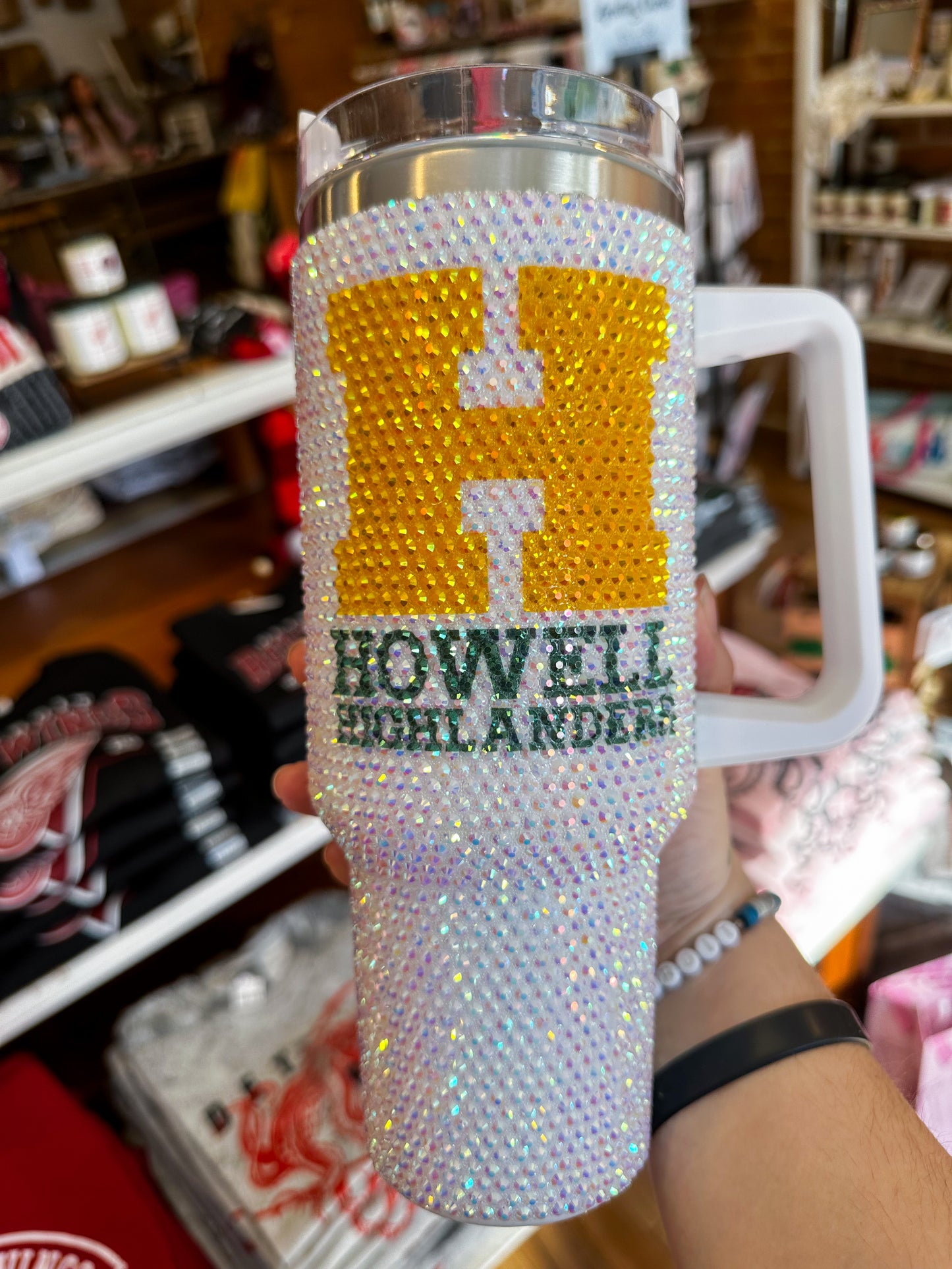 40oz Howell Highlanders Rhinestone Tumbler