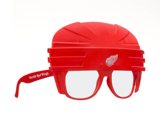 Red Wings Helmet Glasses