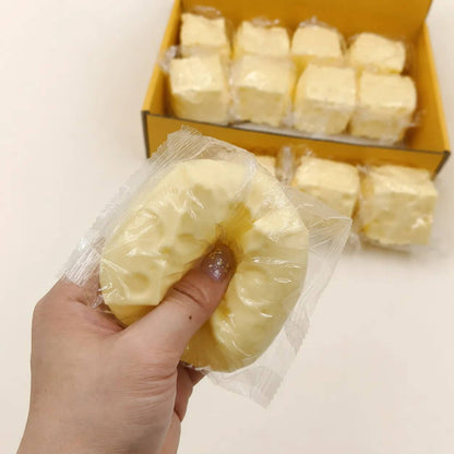 Moldable Cheese Block Squishy Toy