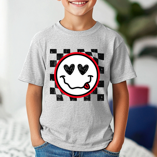 Clearance - Checkered Smiley