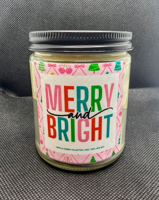 Merry and Bright Candle