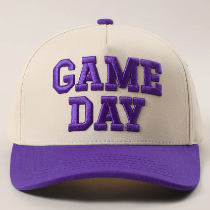 Game Day Embroidered Hat: Orange