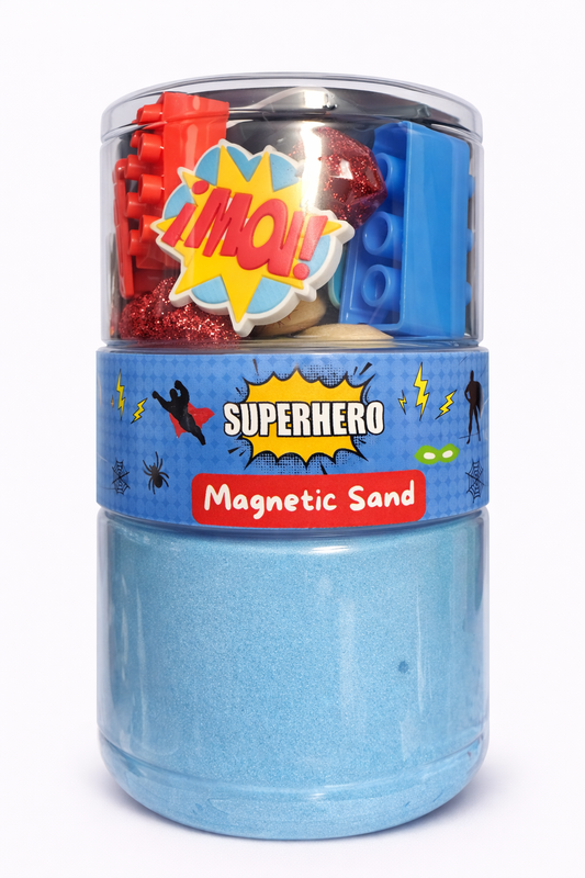 (W) Super Hero Sand Jar