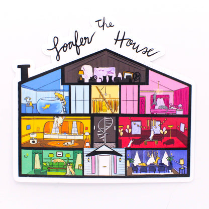 SwiftieCat- The Loafer House Jumbo Vinyl Sticker
