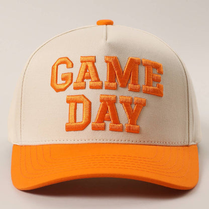 Game Day Embroidered Hat: Blue