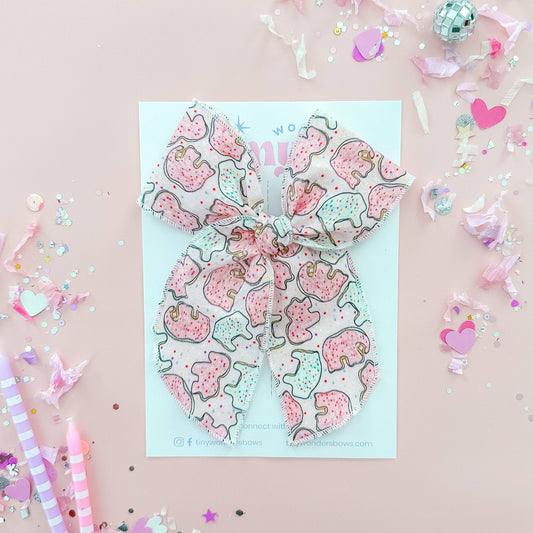 Animal Cookies Bow