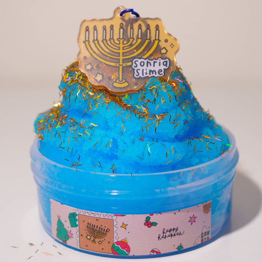 Happy Hanukkah Slime / Hanukkah Slime