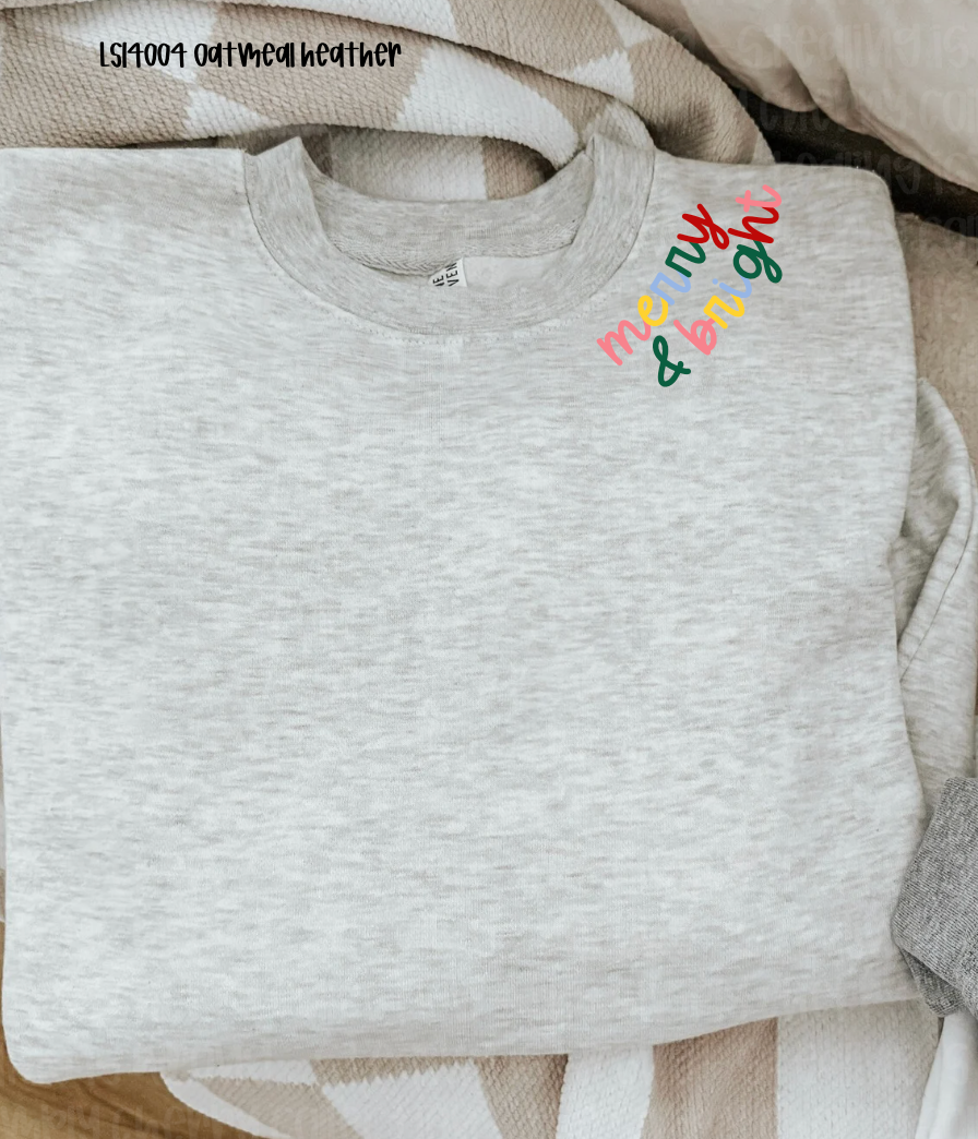 Merry & Bright Collar Crewneck