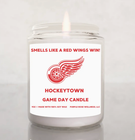 Red Wings Candle