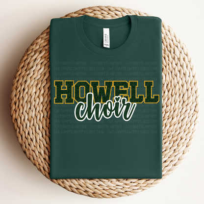 Howell Choir Faux Glitter