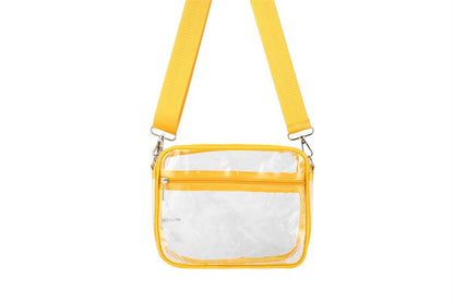 Ladies Clear see Thru Crossbody Fashion Handbag