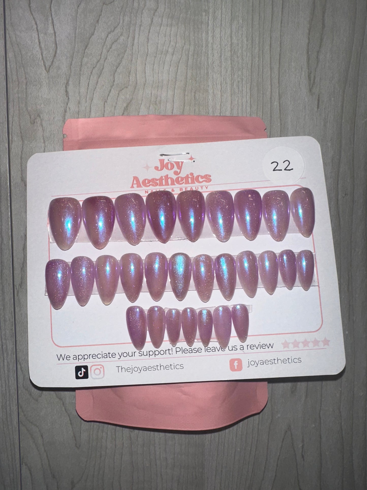 Pink Pearl Nails