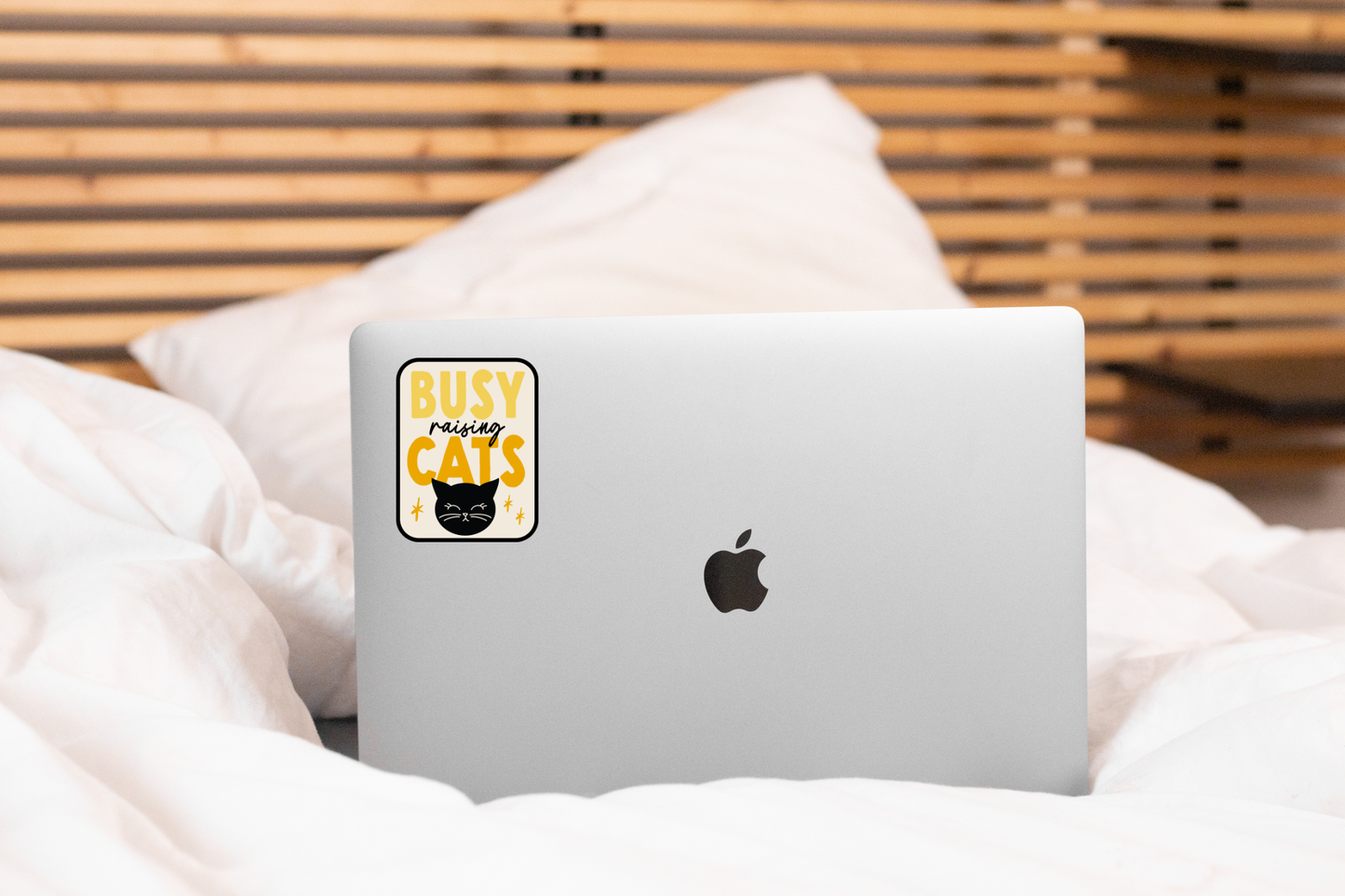 Busy Raising Cats Sticker