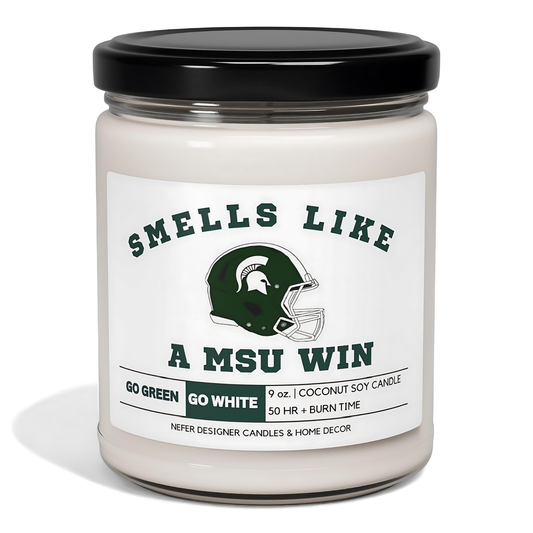 Smells Like a MSU Win - Michigan State Lucky Game Day Candle