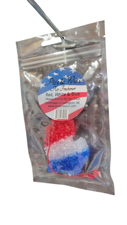 Red, White & Blue - Michigan Mitten Air Freshener