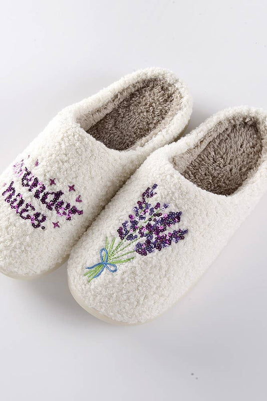 Lavender Haze Slippers - Size 7.5