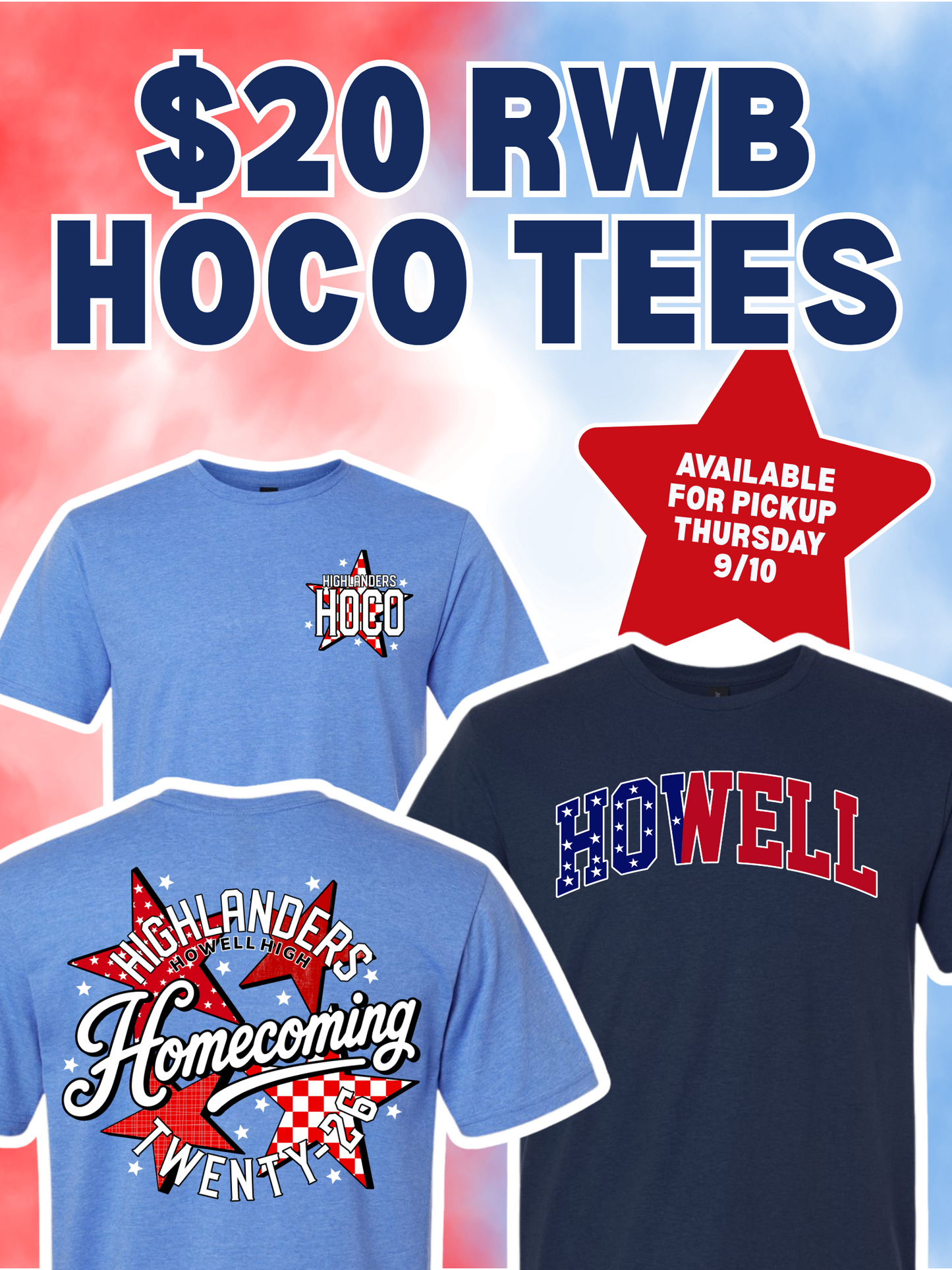 RWB Hoco Tees
