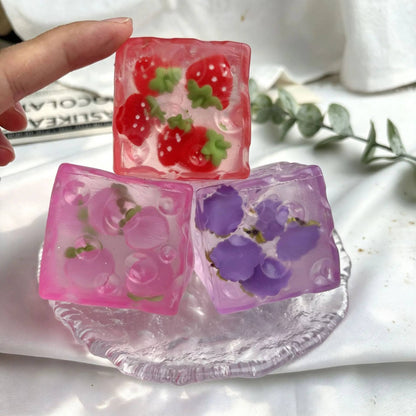 Cute Fruit Cheese Squishy Stress Relief Toy