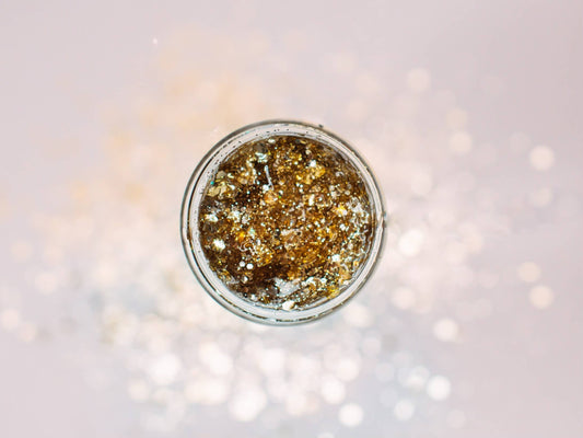 Platinum Gold Face Glitter