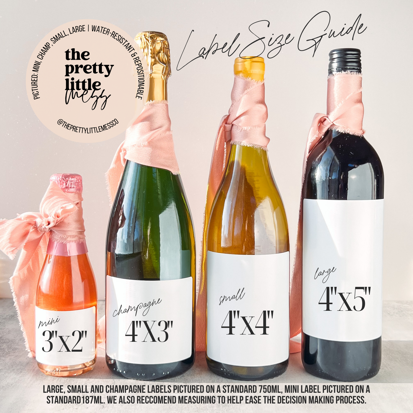 Merry Winter Break Wine Label