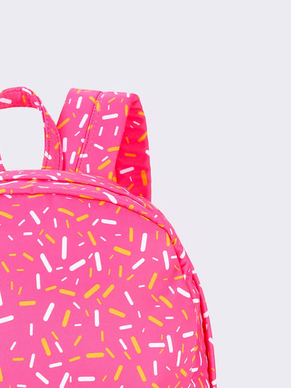 Pink Ice Cream Drip Backpack