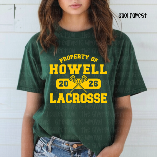 Property of Howell Lacrosse