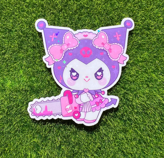 Horror Kuromi Sticker