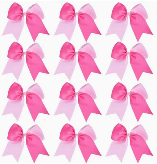 Pink Cheer Bow