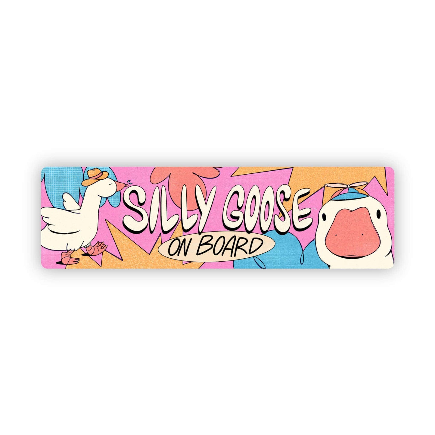 Silly Goose On Board - Large Sticker