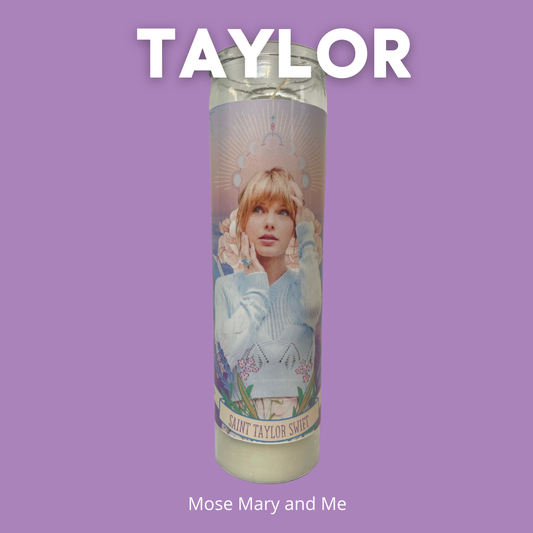 Taylor Swift Altar Candle