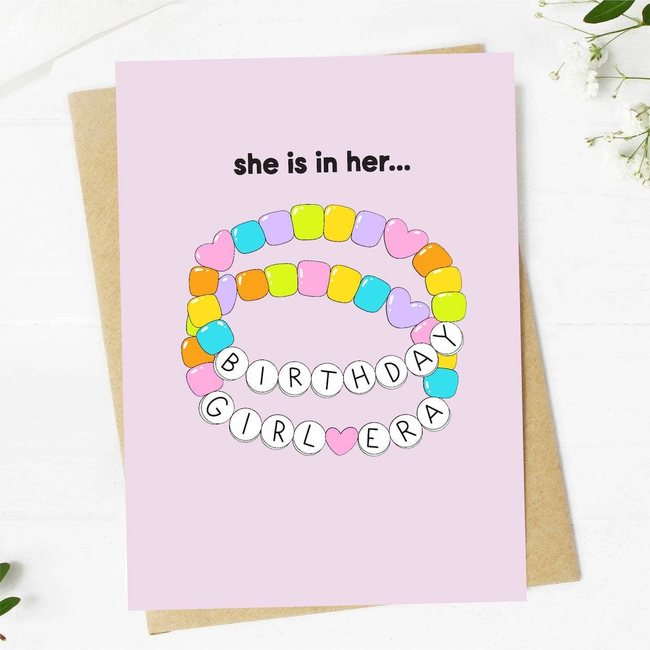 She is in Her Birthday Girl Era Birthday Card