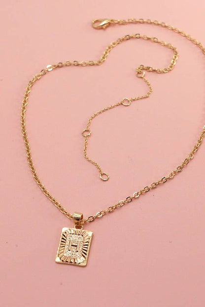 Delicate Initial Pendant