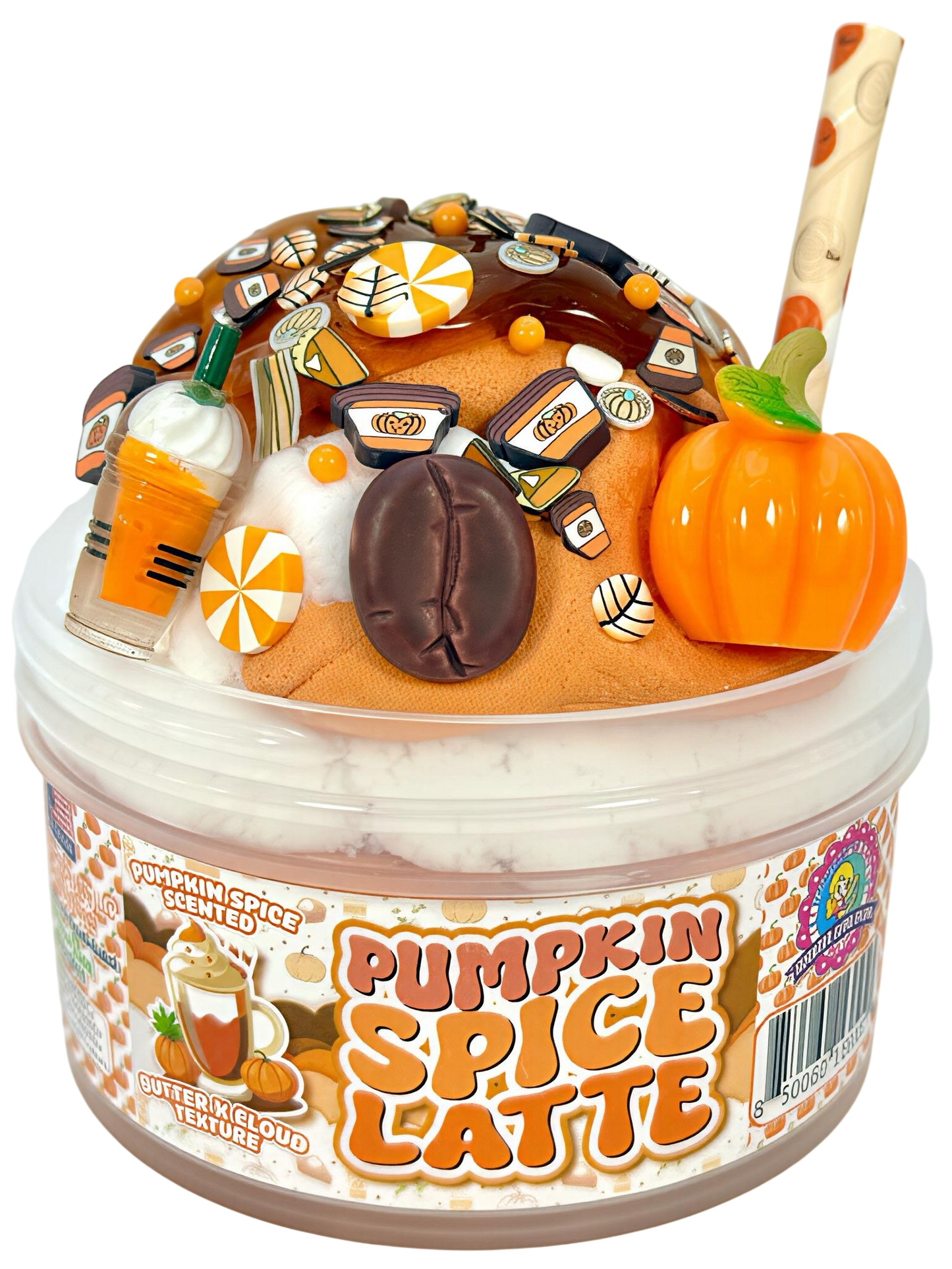 Pumpkin Spice Latte Slime