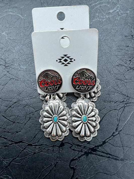 Coors Light Earrings
