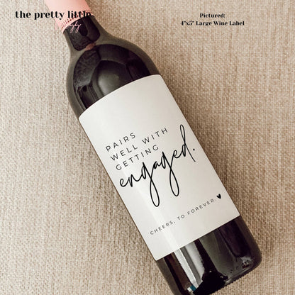 Engagement Wine Labe