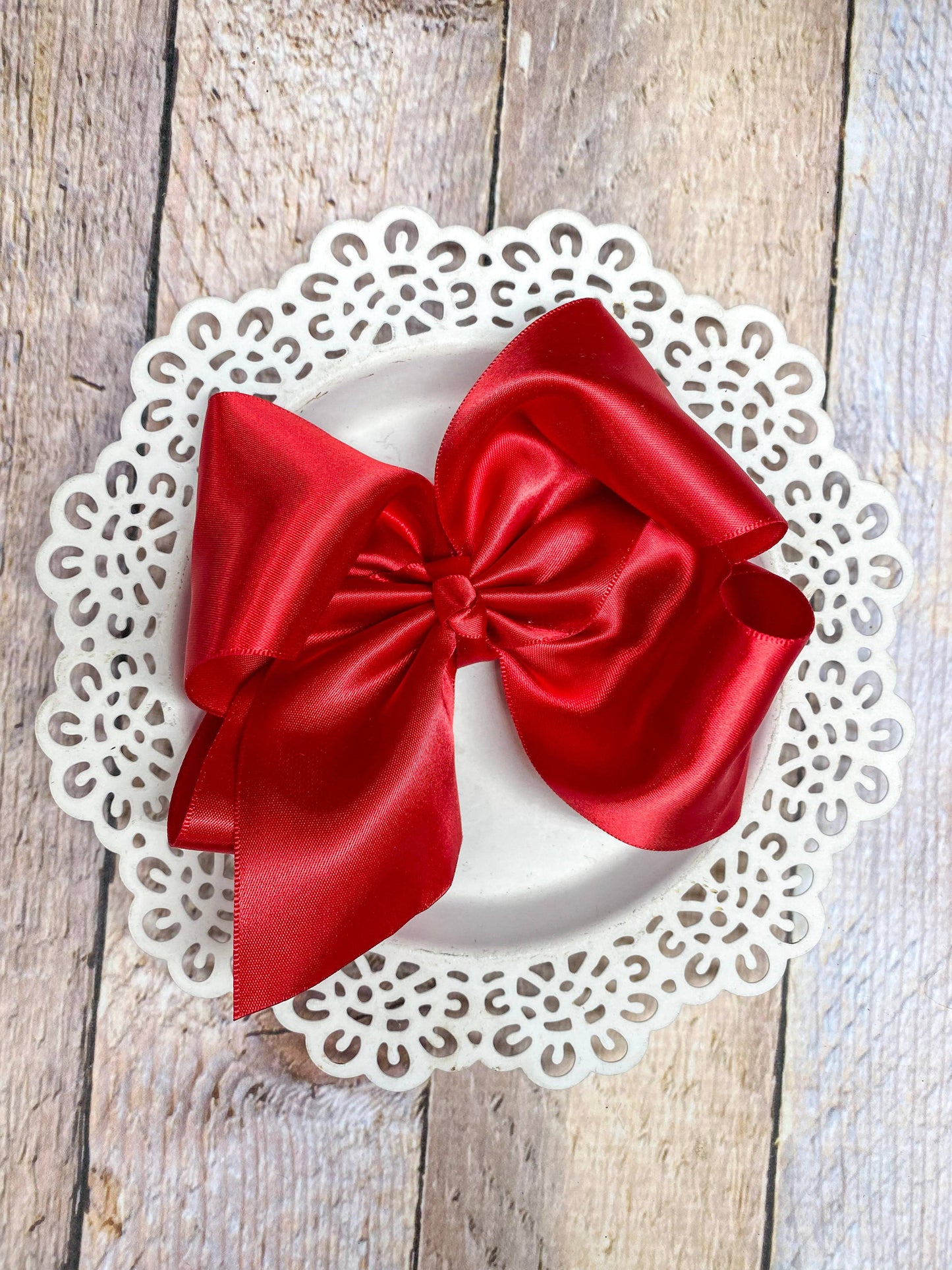 Forest Satin Bow