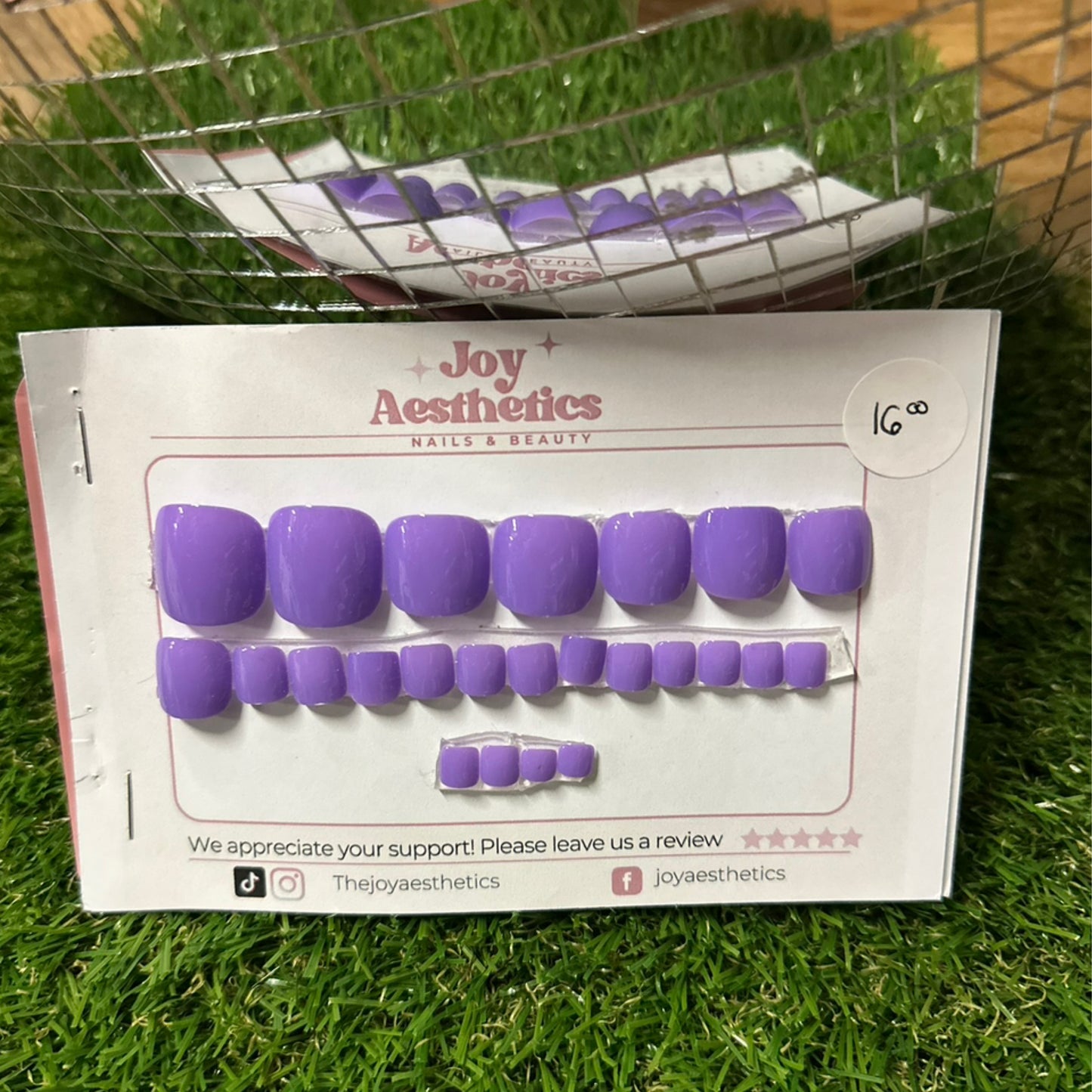 Purple Toe Nails