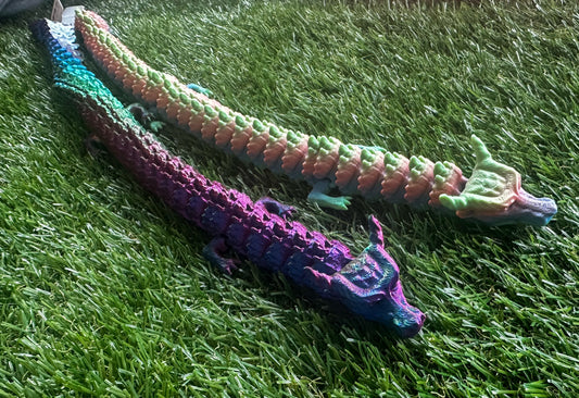 3D Large Crystal Dragon