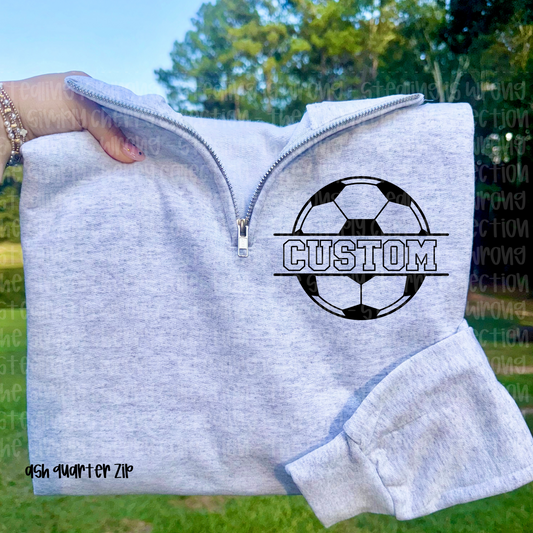 Custom Soccer Quarter Zip