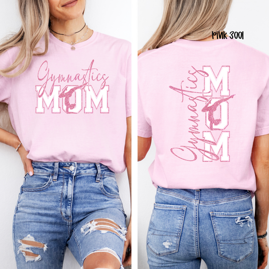 Gymnastics Mom Pink Glitter