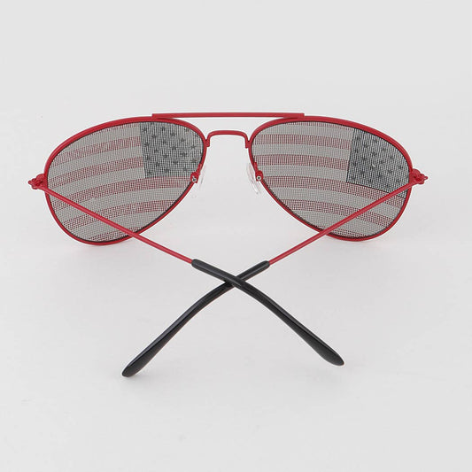 Merican Flag Aviator Sunglasses