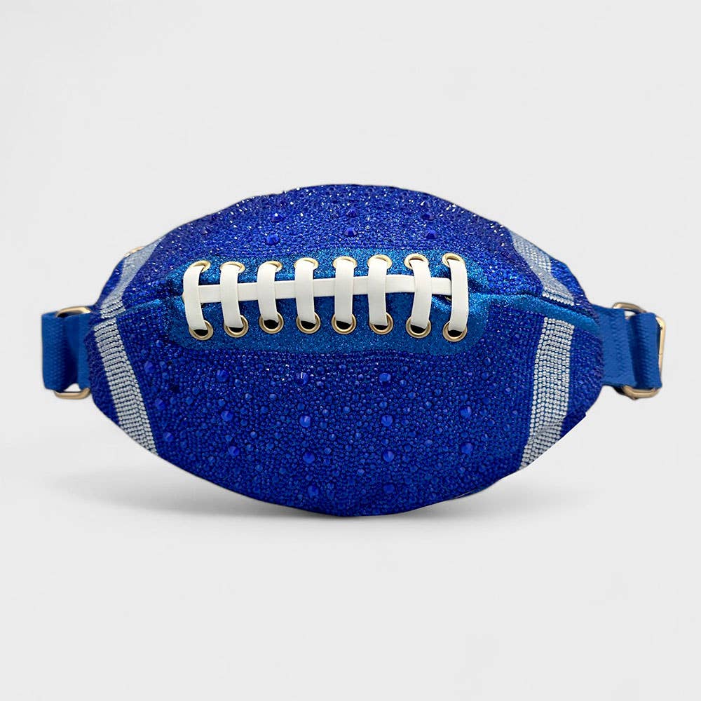 Rhinestone Football Fanny Pack
