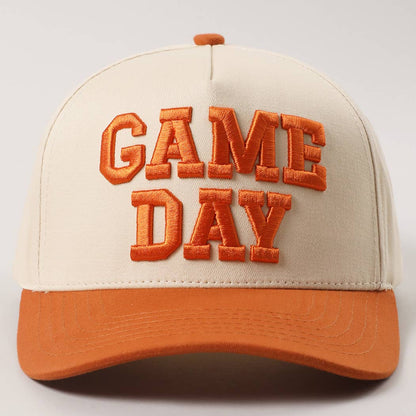 Game Day Embroidered Hat: Blue