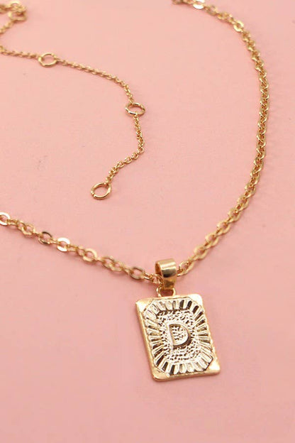 Delicate Initial Pendant