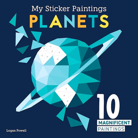 Planets Sticker Painting