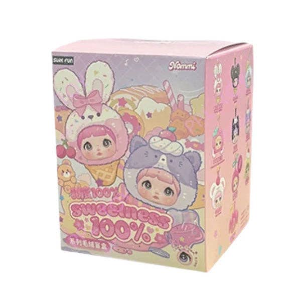 Nommi 100% Sweetness Series Kawaii Plush Doll Keychain Blind Box