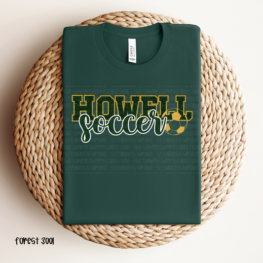 Howell Soccer Faux Glitter