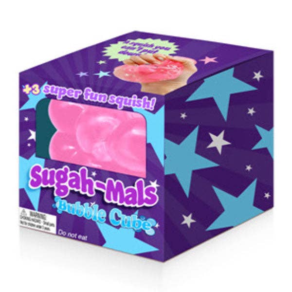 Sugah-Mals Bubble Cube Sugar Stress Ball Squishy Fidget Toy