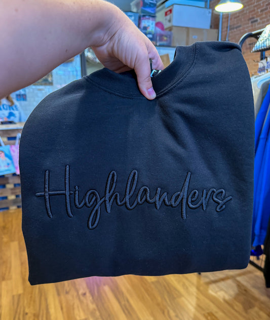 Embroidered Highlanders Sweater