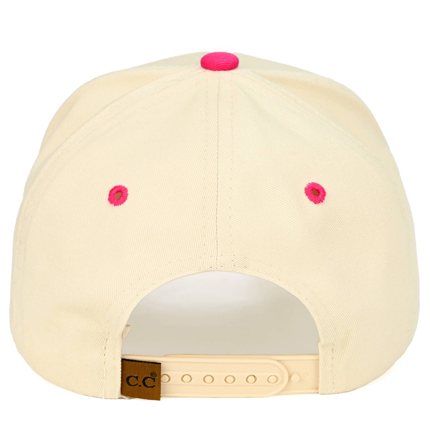 Put it on my Husbands Tab Trucker Hat